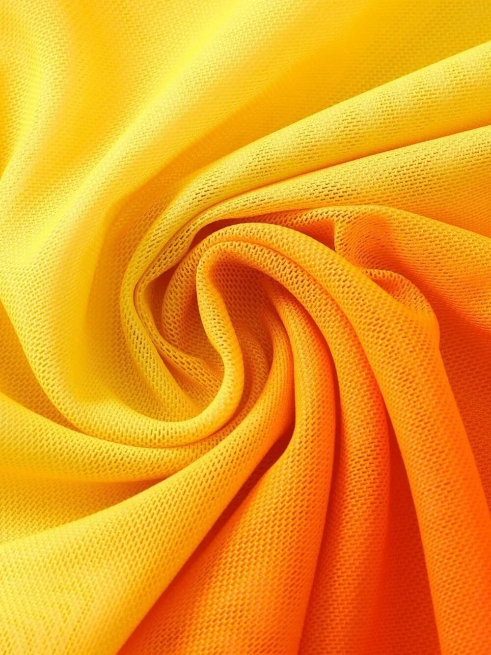Orange Women's Ombre Mesh Tie-Up Cover-Up Skirt